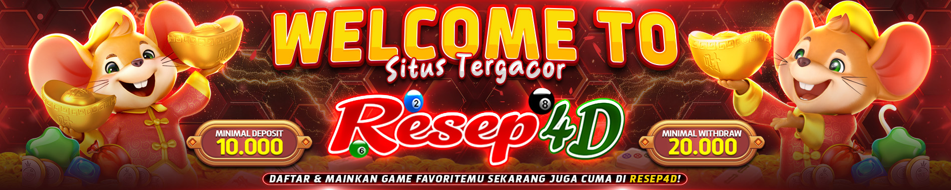 SLIDE BANNER WELCOME RESEP4D